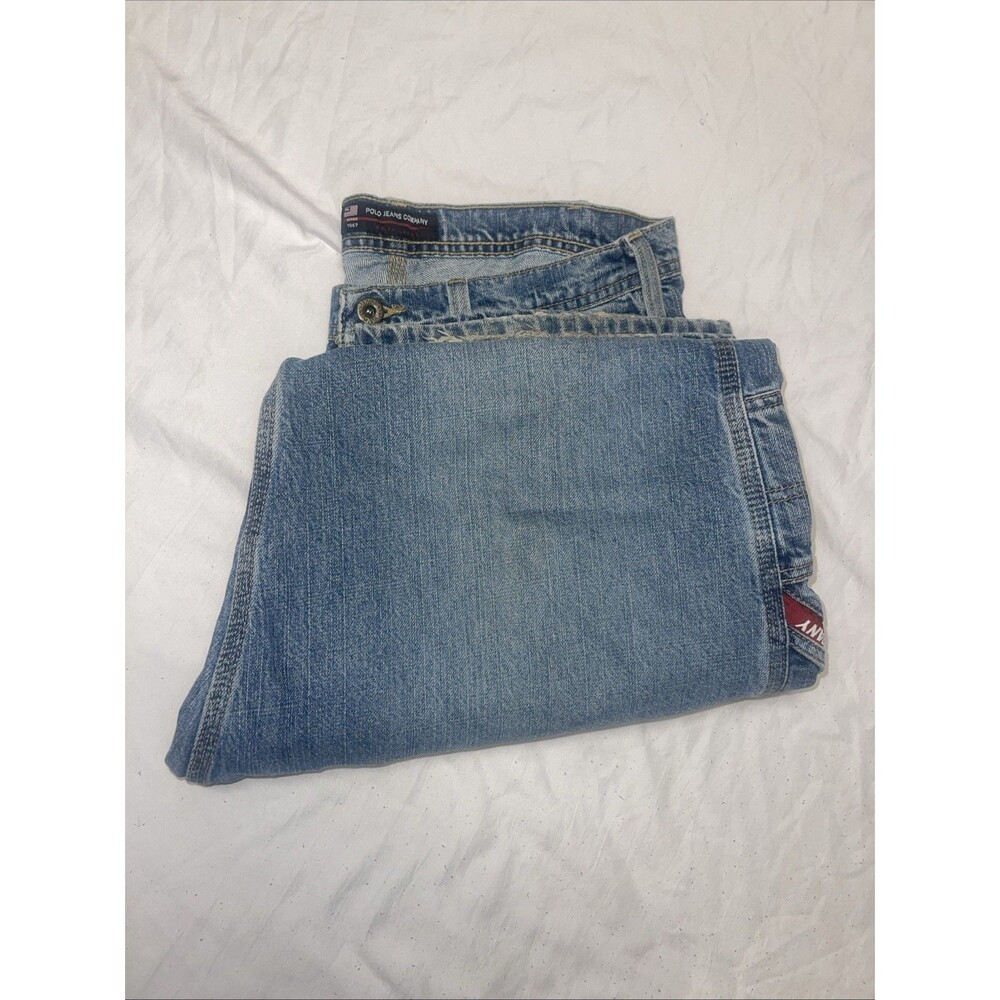 RALPH LAUREN POLO JEANS mens 33x30 Straight Carpenter Jeans Denim Pants Jeans